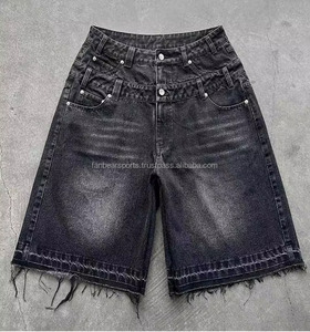 Pantalones Cortos Casuales de Verano para Hombre de Alta Calidad, Diseño de Doble Cintura, Efecto Desgastado por el Sol, Personalizados, Transpirables, Directo de Fábrica - Product Image 4