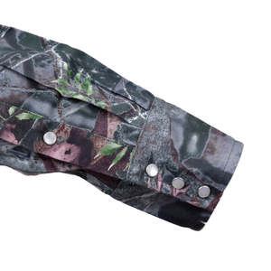 100% C-7 oz résistant aux flammes FR Forest Camouflage vêtements de sécurité chemise taille moyenne - Product Image 5