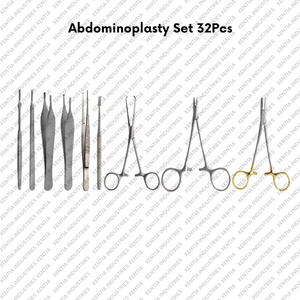 ชุดเครื่องมือผ่าตัดหน้าท้องแบบมืออาชีพ ชุดเครื่องมือดึงหน้าท้อง ชุดเครื่องมือศัลยกรรมพลาสติกแบบใช้พลังงานด้วยมือ - Product Image 4