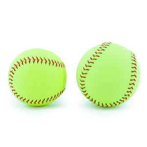 <b>Red</b>/Black Softball Solid Color Aluminum Alloy Standard Size Soft Stitched for Training Use - Product Image 1