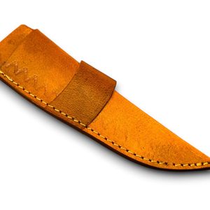 Étui pour couteau à lame fixe en cuir de vachette de haute qualité, fait main, léger, durable, pour le camping, la chasse, OEM, universel, vente en gros - Product Image 1