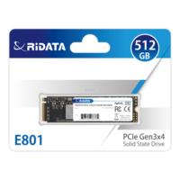 Disque dur interne SSD RIDATA E801 NVMe PCIe Gen3x4 2280 lecture/écriture 3DNAND à 2200/1800 Mo/s(128 Go 256 Go 512 Go 1 To 2 To)