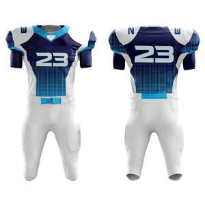 Uniformes de Fútbol Americano Personalizados al por Mayor 2026, Sublimación Completa, Unisex, Precio Razonable, Logotipo y Diseño Personalizados - Product Image 1