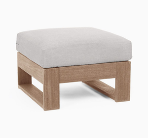 Silla Tumbona Moderna de Madera de Teca Ecológica para Exteriores con Otomana, Diseño Tropical, para Piscina, Hotel, Villa, Patio, Jardín - Product Image 6