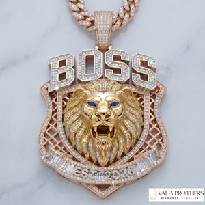 จี้พระเยซูทองคำ 18K ยี่ห้อวาลา บราเธอร์ส ประดับด้วยมอยส์ซาไนต์และดอกไม้พลอยหลากสีสัน เครื่องรางทางศาสนา - Product Image 3