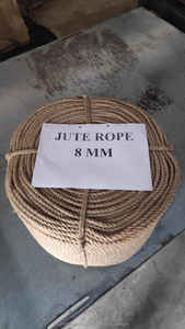 Cuerda de Yute 100% Natural, Ecológica, Duradera, Biodegradable, de Alta Calidad, de 8 mm, de 3 Hilos, Trenzada, Multiusos, Empalmable, JF - Product Image 6