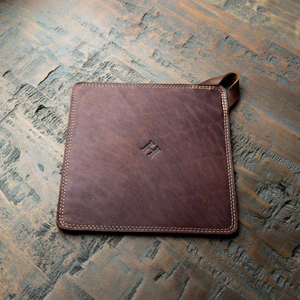 Hot Selling Leather Table Mat Leather <b>Placemats</b> Eco-Friendly Non-Slip Leather Table Dining Mat - Product Image 6