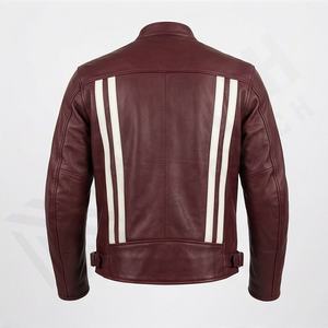 Chaqueta de Motociclista de Cuero Genuino para Hombre de la Mejor Calidad, Nueva Colección de Invierno, Chaquetas de Motocicleta con Protecciones Desmontables Personalizadas - Product Image 2