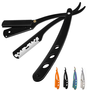 <b>Barber</b> Razor Professional Quality Men's <b>Shaver</b> Straight Edge <b>Barber</b> Razor Knives Manual Beard Shaving And Custom Logo <b>Barber</b> Raz - Product Image 2