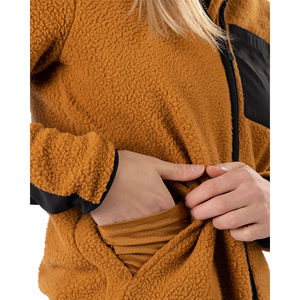 Veste de printemps personnalisée pour femme, design tendance, en polaire Sherpa, chauffante, coupe-vent, pour le ski, la randonnée en montagne et les activités de plein air - Product Image 4