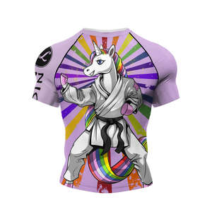 Camiseta de Compresión Sialkot MMA Transpirable UPF50+ de Secado Rápido y Ecológica de Spandex/Nylon - Product Image 5
