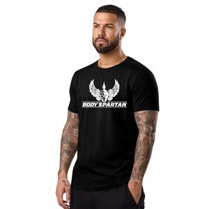 Camiseta Deportiva Premium para Hombre, Negra, 100% Algodón Jersey, Manga Corta, Transpirable, de Secado Rápido, Ecológica, para Entrenamiento - Product Image 1