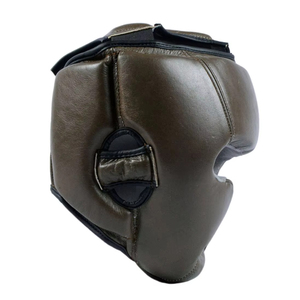 Protector de Cabeza de Boxeo de Cuero Personalizado con Cordones, Protección Facial Completa, Resistente, de Primera Calidad, Antideslizante, Unisex - Product Image 4