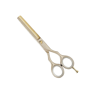 กรรไกรเล็มผมมืออาชีพ6.6เงางาม "ทนทานคมช่างตัดผมผอมบางพร้อมที่วางนิ้ว - Product Image 1