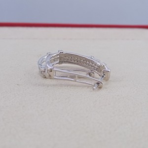 0.22 Cttw Round Cut Natural Diamond Hoop Huggie Earrings for Women in 925 Sterling Silver Prong Setting, 21x4mm - Product Image 6