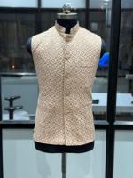 Manteau d'été respirant de haute qualité pour homme, brodé et orné de sequins, idéal pour les cérémonies royales, disponible à un prix avantageux