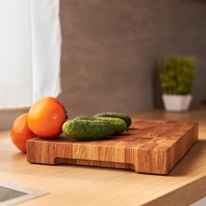 Nouvelle planche à découper en bois d'acacia réversible et épaisse - Product Image 2