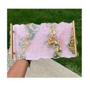 Food-Grade Luxury Home Storage Tray At Best Price Various Size Wedding Home <b>Coffee</b> <b>Table</b> Resin Serving Tray Good Seller - Product Image 1