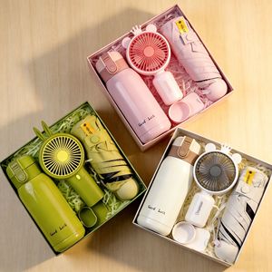 Juego de Regalo de Lujo Ecológico 3 en 1 con Logotipo Personalizado: Termo, Paraguas y Ventilador, en Caja de Regalo para el Día del Padre, Año Nuevo, Bodas y Cumpleaños - Product Image 3