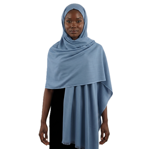 Foulard Hijab Court en Polyester pour Femme, Couleur Unie, Respirant, Léger, Style Arabe Musulman, Élégant, Toutes Saisons, Vente en Gros - Product Image 1