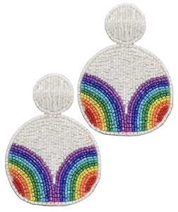 <b>Top</b> Selling Embroidery <b>Earrings</b> From India Fashion Seed Bead Embroidery for Women Girls Made In India - Product Image 1