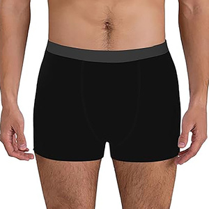 Calzoncillos bóxer para hombre al por mayor con logotipo personalizado directo de fábrica, cintura elástica, ropa interior informal, opción multicolor, Bangladesh - Product Image 3