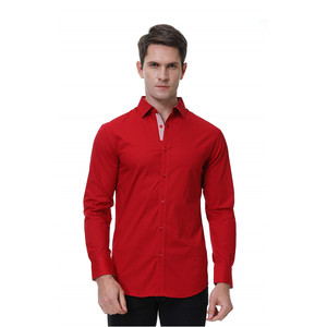 Camisa de hombre de nuevo diseño OEM, manga larga, 100% algodón, corte ajustado, transpirable, de secado rápido, ecológica, para negocios. - Product Image 3