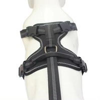 Attelle de genou pour chien en coton respirant écologique personnalisée avec harnais pour l'articulation du tendon croisé transversal arrière, soutien de la patte arrière, utilisation en plein air