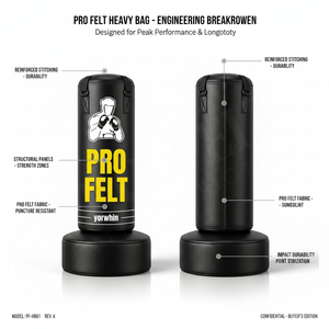 Saco de Boxeo Pesado Personalizado para Entrenamiento de Boxeo, MMA, Fitness y Fuerza, Equipo de Kickboxing Resistente - Product Image 2