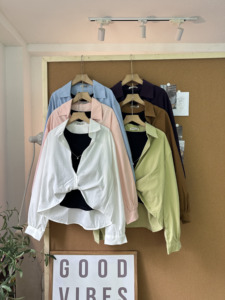 Chemise ample à manches longues pour femme SUBICI L8108 avec soutien-gorge intégré, ensemble 2 pièces, coupe décontractée, chemisier tendance - Product Image 1