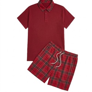 Conjunto Deportivo Casual de Verano para Hombre, de Alta Calidad, 100% Algodón, Ligero, Camiseta de Manga Corta y Pantalones Cortos con Logotipo, para Correr - Product Image 4