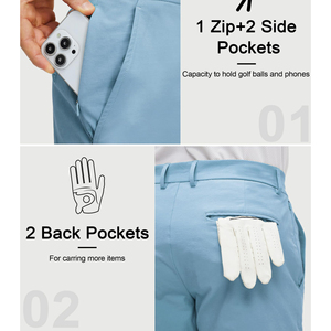 Pantalones Cortos de Golf para Hombre, Verano 2026, Nuevo Diseño, Estilo Holgado, Transpirables, con Cintura Elástica Cómoda, para Gimnasio y Actividades al Aire Libre - Product Image 5