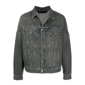 Veste en jean pour homme de haute qualité, best-seller, pour l'automne et l'hiver, veste en jean brodée avec impression DTG, pour la mode - Product Image 5