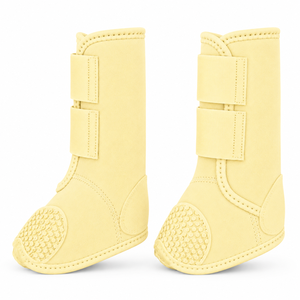 Bottes d'équitation en néoprène durables pour l'entraînement, la course, le saut d'obstacles et l'utilisation en écurie, offrant un confort sécurisé et une protection contre les blessures. - Product Image 3