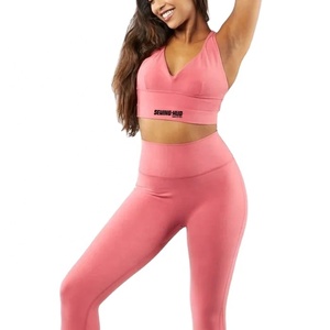Vente en gros Personnalisé Léger Respirant Haute Qualité Fitness Butt Lift Manches Longues Ensembles Actifs Gym Yoga Courir Jogging pour Femmes - Product Image 1