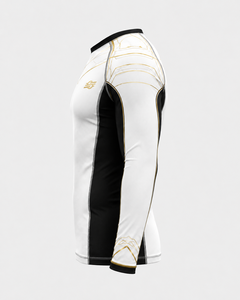 Rashguard personnalisé MMA BJJ pour hommes, manches longues, compression, sublimation, grappling, Jiu Jitsu, OEM, marque privée - Product Image 2