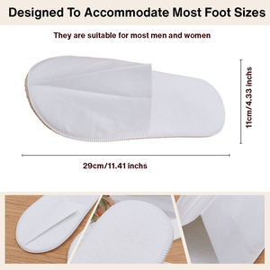 Pantuflas de Hotel Súper Suaves de Tela No Tejida, Sandalias de Spa con Punta Abierta, <span class=keywords><strong>Calzado</strong></span> <span class=keywords><strong>Sanitario</strong></span> para Salón de Belleza y Clínica - Product Image 4