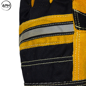Guantes Canadienses Reforzados de Trabajo Pesado con Palma de Cuero, Refuerzo en el Pulgar, Doble Costura y Puño Extendido para Manipulación en Talleres - Product Image 4
