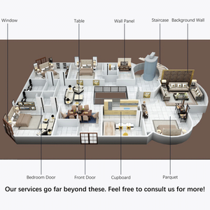 Porta d'Ingresso Principale Girevole in Composito di Noce Nero Standard Americano, Porta d'Ingresso Moderna Antifurto - Product Image 4