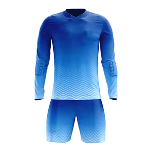 Conjunto de Camiseta y Pantalones de Portero, Manga Larga, Acolchado, Uniforme de Fútbol con Colores Personalizados para Clubes de Fútbol y Equipos de Entrenamiento - Product Image 2