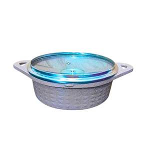 Olla de Aluminio con Tapa de Vidrio, Revestimiento Cerámico Antiadherente, Compatible con Inducción, Duradera, Ecológica, Apta para Lavavajillas, Estilo Moderno - Product Image 3