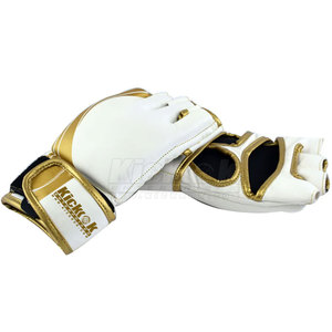 Guantes de MMA de Cuero Cómodos con Tela Transpirable, Cierre de Gancho y Bucle para un Ajuste Seguro en Sesiones Largas de Entrenamiento y Sparring - Product Image 3