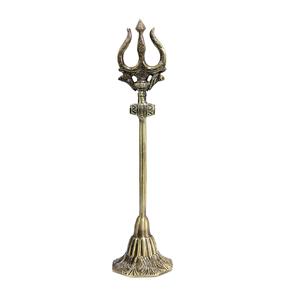 แท่นวางตกแต่งลายตรีศูลสีทองสำหรับตกแต่งบ้านและสำนักงาน - Product Image 6