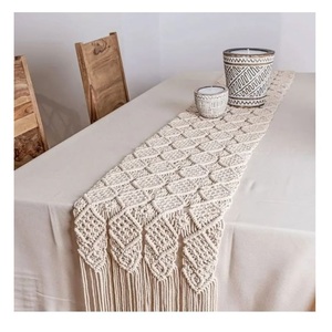 Meilleures ventes : Chemin de table bohème en macramé fait main pour la vente en gros, la décoration intérieure, la décoration de salle à manger, la mise en scène d'événements et les cadeaux - Product Image 3