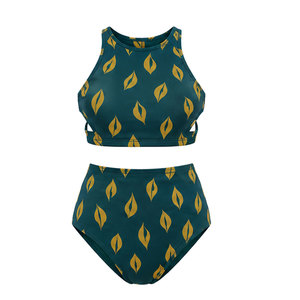 Ensemble bikini tendance pour femme, maillot de bain deux pièces, bas et haut confortables, idéal pour la plage, les vacances, la station balnéaire et l'été - Product Image 1
