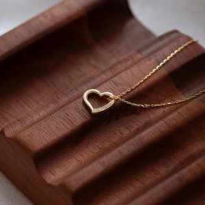 Premium Design 0.50CT Lab Grown Diamond Heart Shape Cut <b>Pendant</b> Necklace for Women's Anniversary Wedding Party 14K <b>Solid</b> <b>Gold</b> - Product Image 3