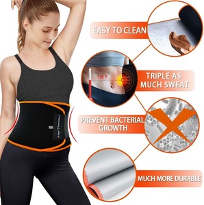 Cinturón Reductor de Cintura Plateado Personalizado para Hombres y Mujeres, Cinturón de Sauna para Sudar con Soporte Lumbar para Correr, Yoga y Entrenamiento en el Gimnasio - Product Image 4