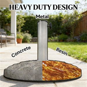 Base de support de parasol en bronze uniquement pour parasols et bases de terrasse - Product Image 3