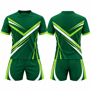 Ensemble maillot et short de rugby personnalisé, imprimé par sublimation, séchage rapide, respirant, pour équipe professionnelle, avec logo personnalisé - Product Image 2