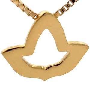 Collier en or vermeil 14 carats extra fin avec pendentif en forme de lierre, élégant collier chaîne dorée, bijoux minimalistes tendance - Product Image 6
